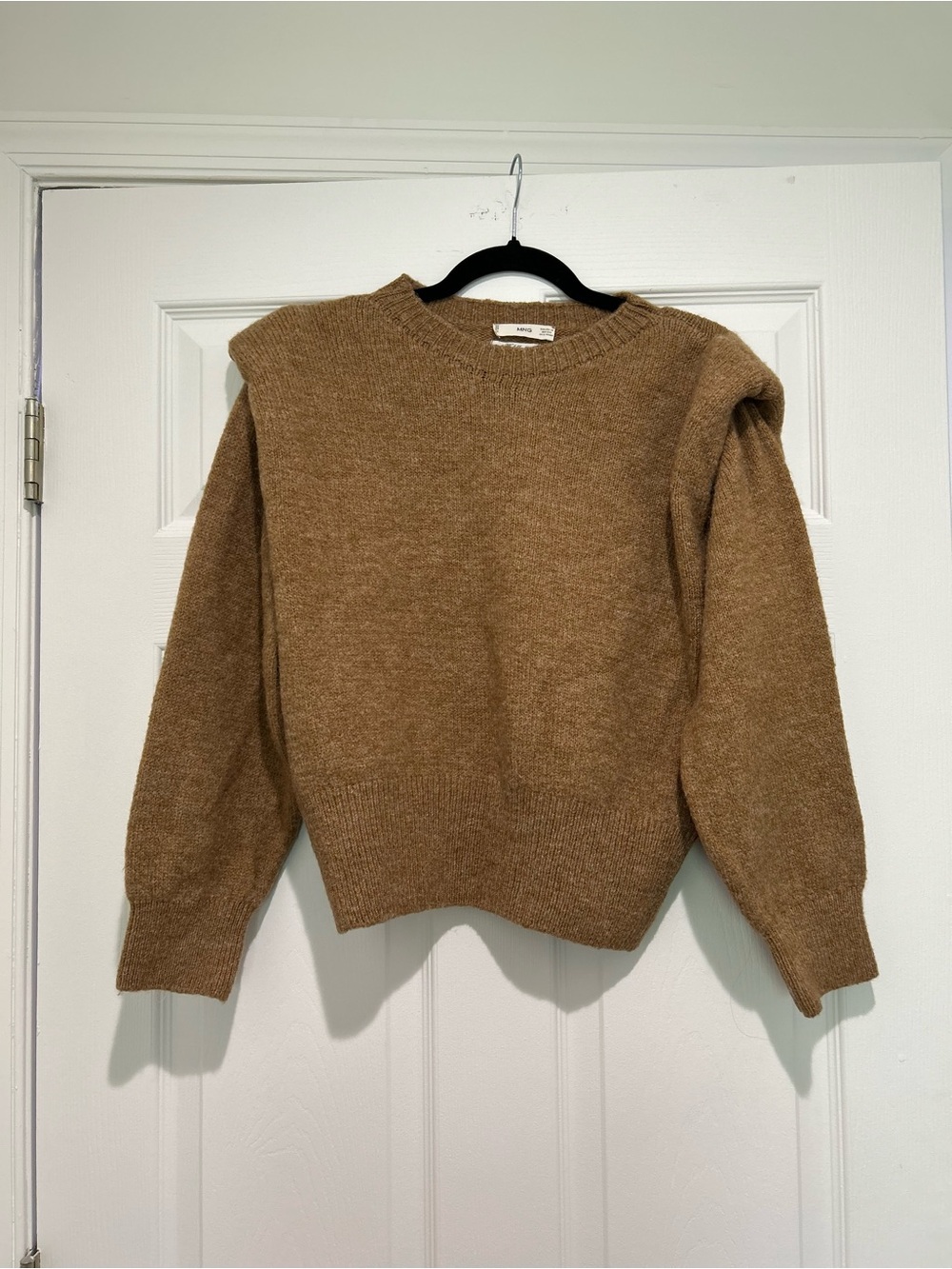 Mango Crewneck Wool Blend Sweater